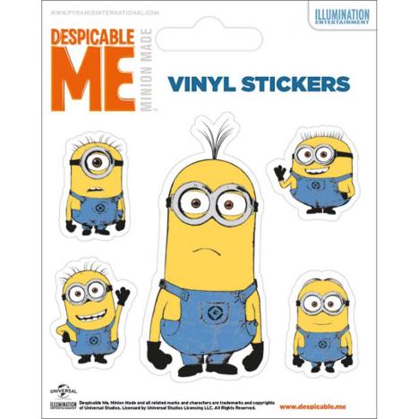 Illustrated Minions Vinyl Stickers £0.99